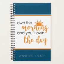 Personalisierter Wochen-/Monatsplaner - Spiralgebu