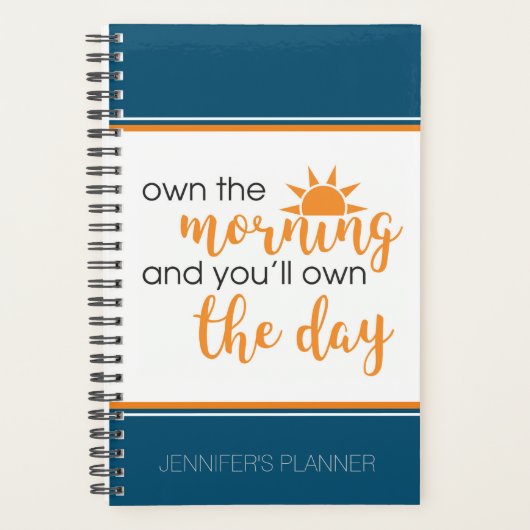 Personalisierter Wochen-/Monatsplaner - Spiralgebu Planer (Vorderseite)