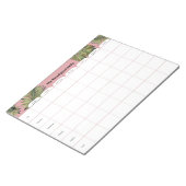 Personalisierter Wochenplaner Notizblock (angewinkelt)
