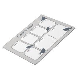 Personalisierter Wochenplaner Notizblock