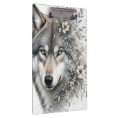 Personalisierter Wolf Klemmbrett (Rechts)