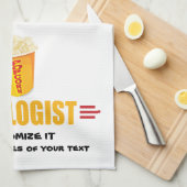 Personalisierter Wolkenkratzer Geschirrtuch (Viertel Falte)