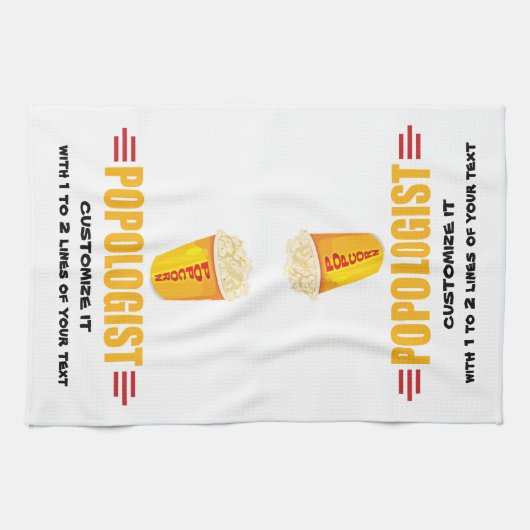 Personalisierter Wolkenkratzer Geschirrtuch (Horizontal)