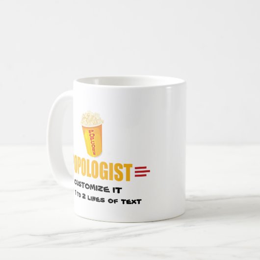 Personalisierter Wolkenkratzer Kaffeetasse (Vorderseite Links)