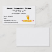 Personalisierter Wolkenkratzer Visitenkarte (Vorne/Hinten)