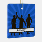 Personalisierter Wrestler Weihnachtsschmuck (Rechts)