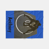 Personalisierter Wrestling auf der Fleecedecke (Vorderseite (Horizontal))