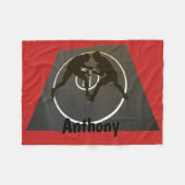 Personalisierter Wrestling auf der Fleecedecke (Vorderseite (Horizontal))