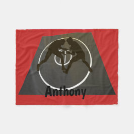 Personalisierter Wrestling auf der Fleecedecke