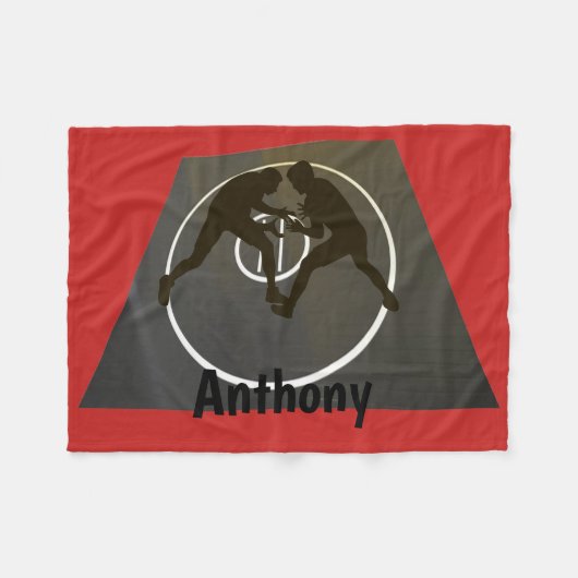 Personalisierter Wrestling auf der Fleecedecke (Vorderseite (Horizontal))