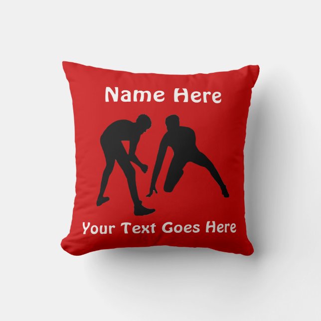 Personalisierter Wrestling Pillows Ihren TEXT und Kissen (Vorderseite)
