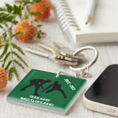 Personalisierter Wrestling-Schlüsselanhänger Ihre Schlüsselanhänger (Vorderseite rechts)