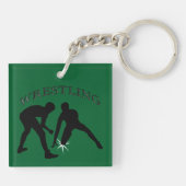 Personalisierter Wrestling-Schlüsselanhänger Ihre Schlüsselanhänger (Rückseite)