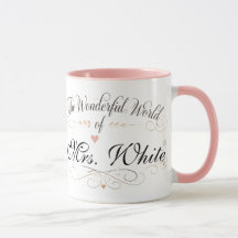 Personalisierter Wunderbarer Welt Lehrer Kaffeebec