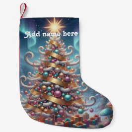 Personalisierter wunderlicher Weihnachtsbaum -  Kleiner Weihnachtsstrumpf
