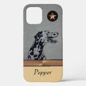 Personalisierter wunderschöner Dalmatiner Dog iPho Case-Mate iPhone Hülle (Rückseite)