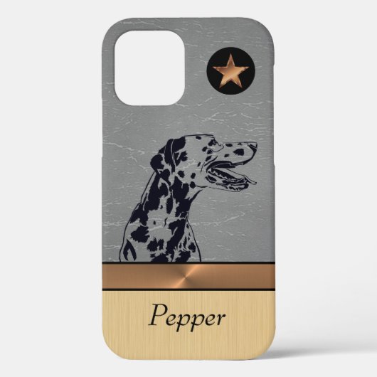 Personalisierter wunderschöner Dalmatiner Dog iPho Case-Mate iPhone Hülle (Rückseite)