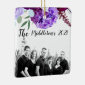 Personalisierter XMAS Ornament Lavendel Hibiskus a (Rechts)