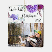 Personalisierter XMAS Ornament Lavendel Hibiskus a (Links)