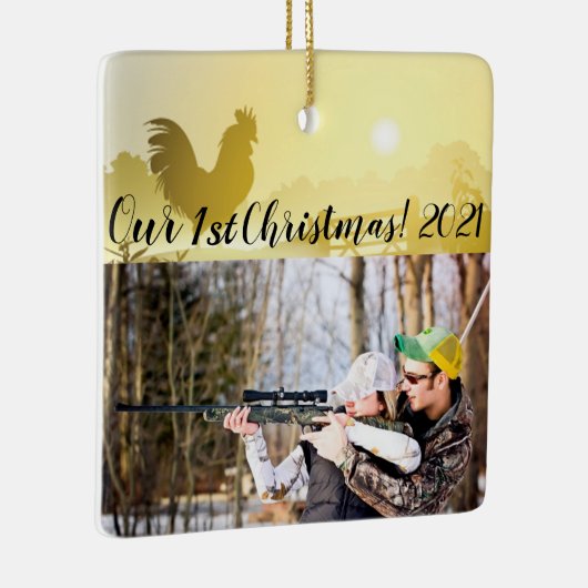 Personalisierter XMAS Ornament Sonniger Morgen Far (Rechts)