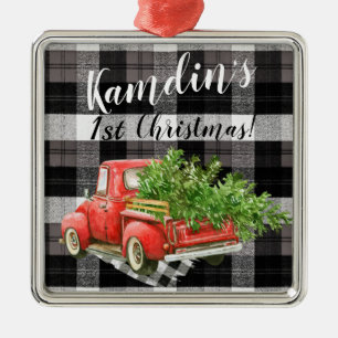 Personalisierter XMAS Ornament Truck Buffalo Karie