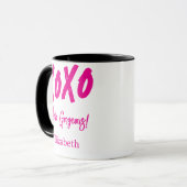 Personalisierter XOXO Hallo wunderbarer Valentinst Tasse (Vorderseite Links)