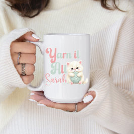 Personalisierter Yarn it All Kaffeebecher Kaffeetasse