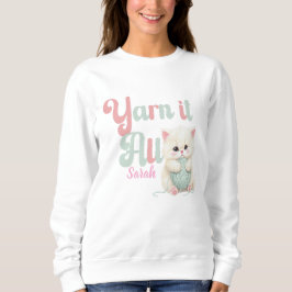 Personalisierter Yarn it All Sweatshirt