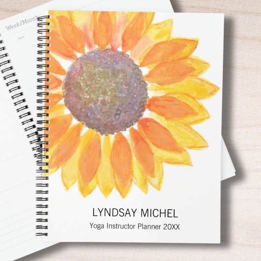 Personalisierter Yoga Instructor Planner 2023 Planer
