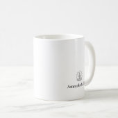 Personalisierter Yoga-Lehrer Sparkle Kaffeetasse (VorderseiteRechts)
