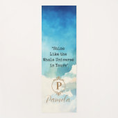 Personalisierter Yogamat, einzigartig Yogamatte (Vorderseite)