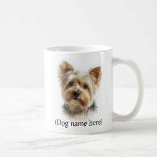 Personalisierter Yorkie-Hundepapa Kaffeetasse