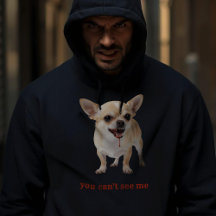 Personalisierter You Can't See Me Chihuahua WWE