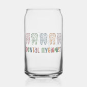 Personalisierter Zahnarzt Leopard Dosenglas (Vorderseite)