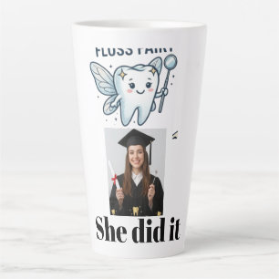 Personalisierter Zahnarzthelferin-Abschluss-Floss Milchtasse