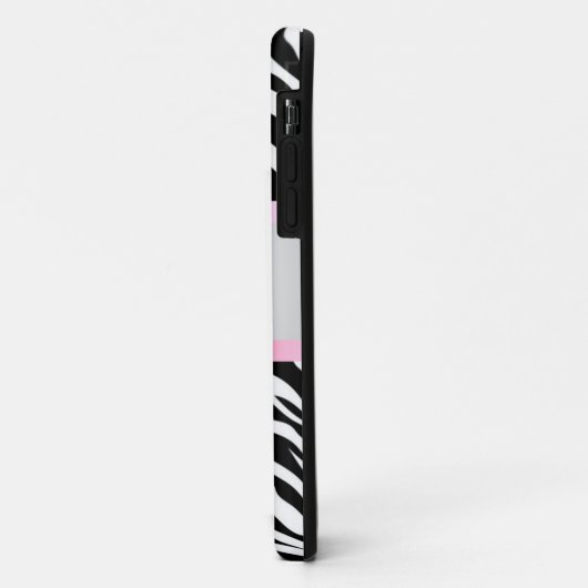 Personalisierter Zebra-Muster Case-Mate iPhone Hülle (Hinten/Links)
