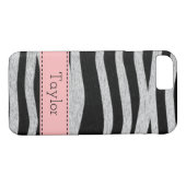 Personalisierter Zebra-Muster iPhone-Fall Case-Mate iPhone Hülle (Rückseite (Horizontal))