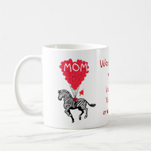 Personalisierter Zebra-Tag Kaffeetasse
