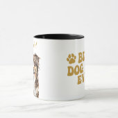 Personalisierter, Zeichnend Collie Dog an der Gren Tasse (Zentrum)