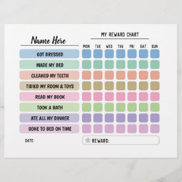 Personalisierter Zeitplan für den täglichen Spaß K Flyer