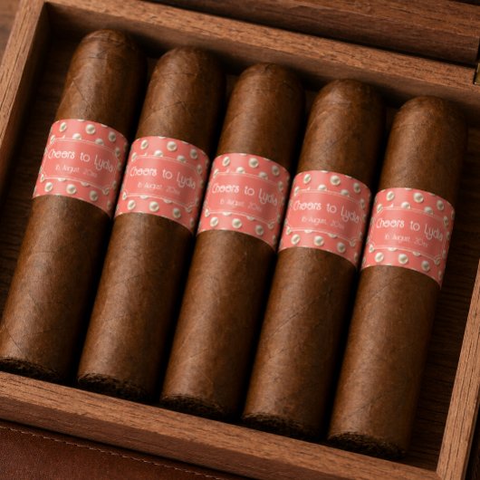 Personalisierter Zigarrenband-Aufkleber