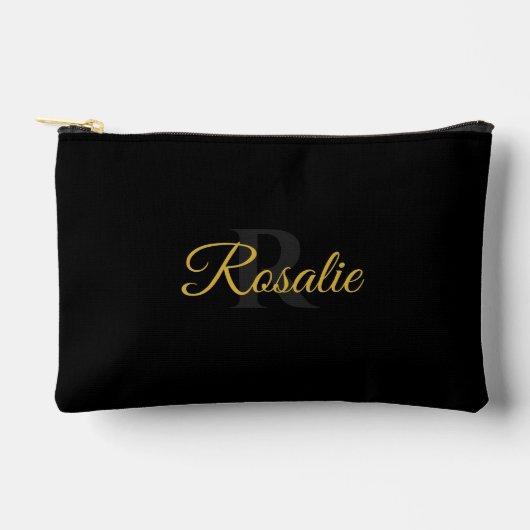 Personalisierter Zipper-Beutel für Essentials Zubehörtasche (Vorderseite)