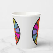 Personalisierter Zirkus Big Top Pappbecher (Links)