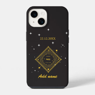 Personalisierter Zodiac Individuelle Name Aquarius iPhone 14 Hülle