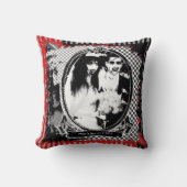 Personalisierter ZOMBIE Hochzeitsbräu Kissen (Vorderseite)