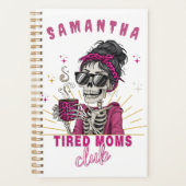 Personalisierter Zombie-Kaffee-Mama Club Quirky Planer (Vorderseite)