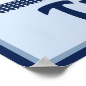 Personalisierter Zoom am Airplane-Poster Poster (Ecke)