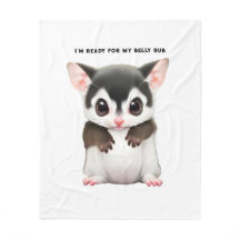 Personalisierter Zuckerglider Belly Rub niedliches