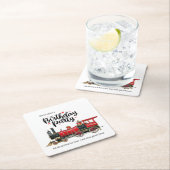 Personalisierter Zug Geburtstagsparty Untersetzer (Vor Ort)