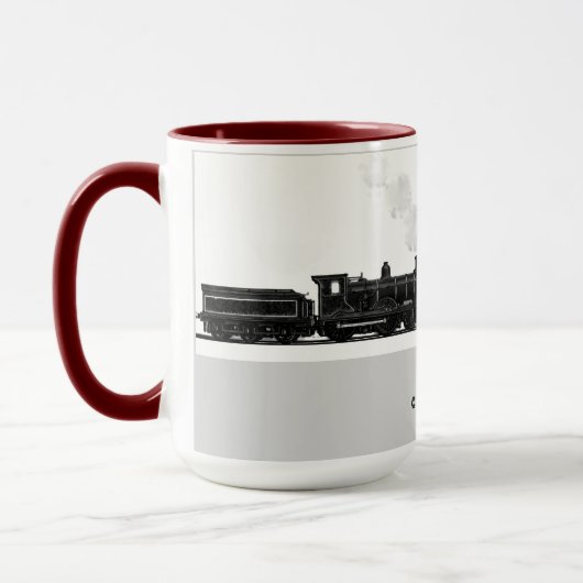 Personalisierter Zugübergang Tasse (Links)